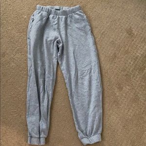 brandy melville grey rosa sweatpants
